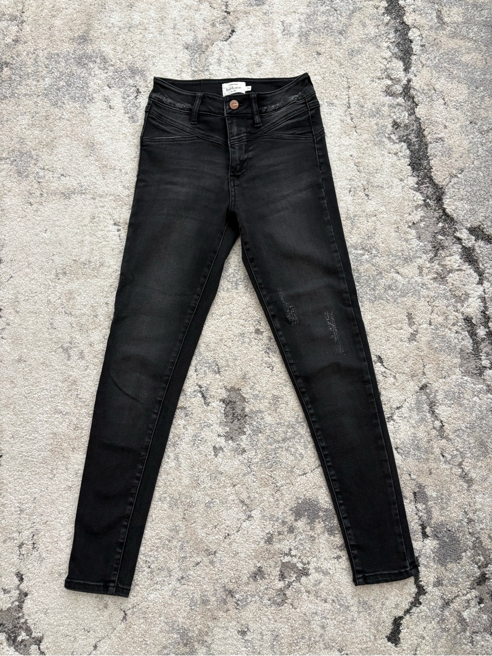 Women's Black Stretch Skinny Jeans Bohme 24